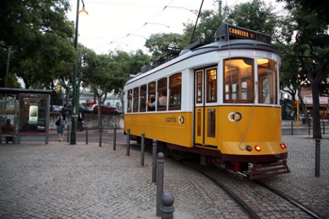 ポルトガルのリスボンの街並み 路面電車 グルメソムリエの美味しい話